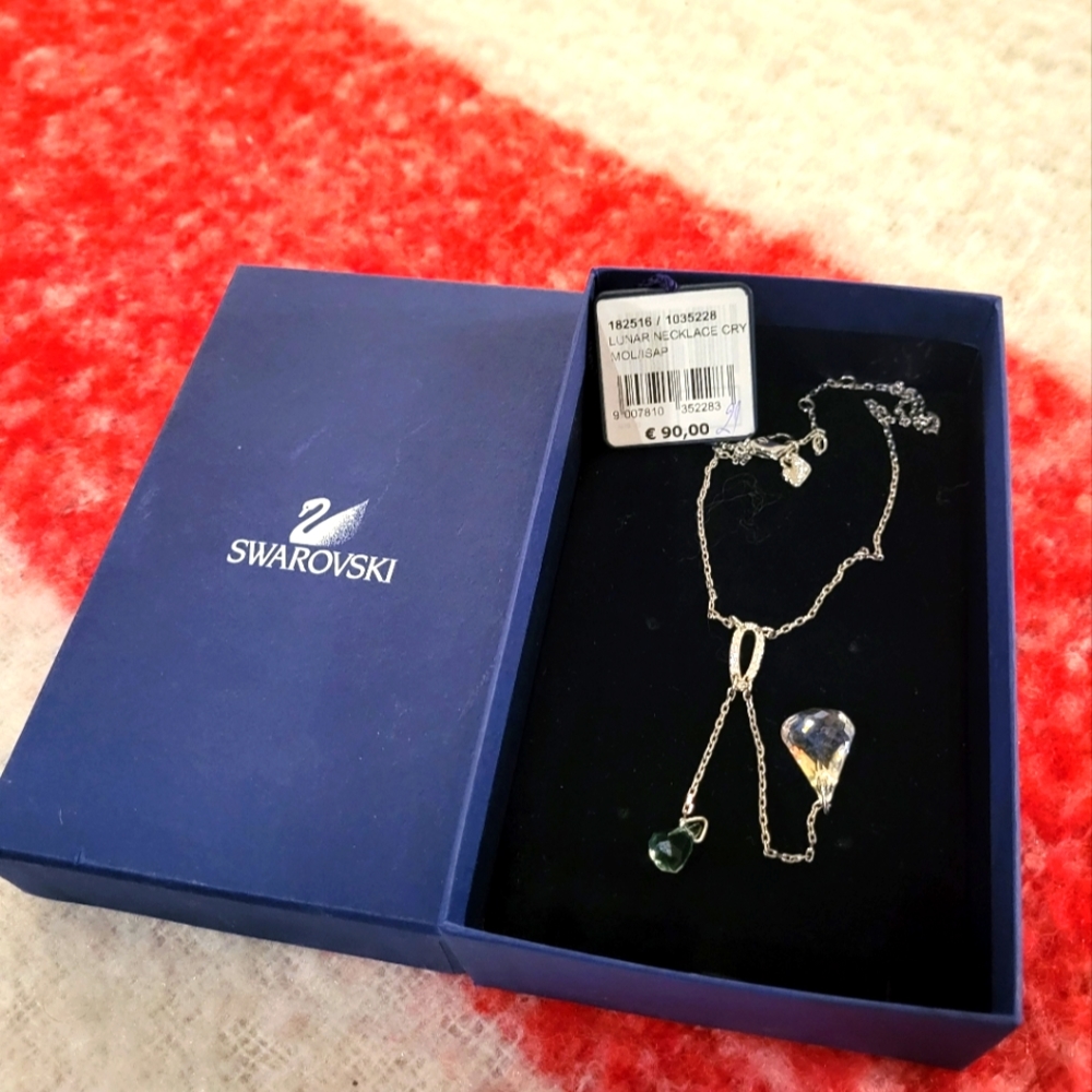 NEW Swarovski Lunar Necklace Cry